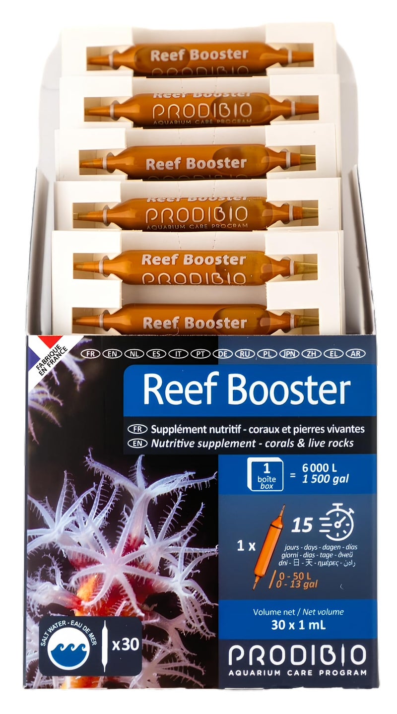 Prodibio Reef Booster, Nutritive Supplement, Saltwater, 30/1 mL vials, 30 gal and up - Image 4